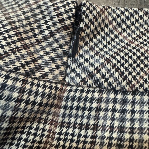 Jones New York Collection Womens Stretch Plaid Pencil Skirt Size 14 Houndstooth - Picture 10 of 11